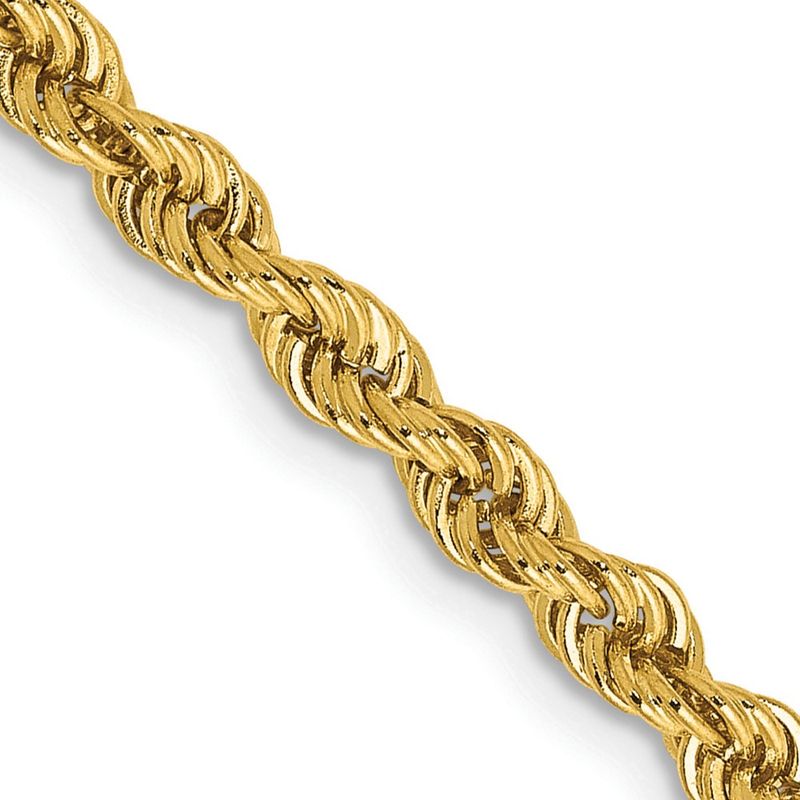 14k Yellow Gold 18 Inch 3mm Regular Rope With Lobster Clasp Chain 3607$